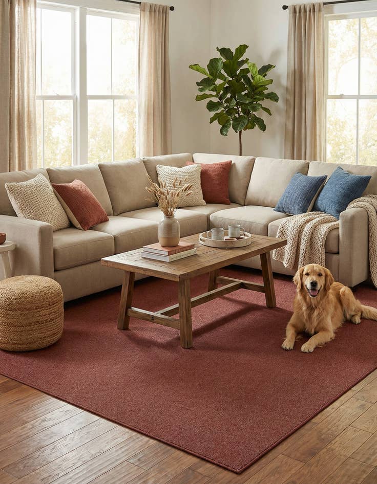 Detail image of  7' x 10' Everyday Solid Rug