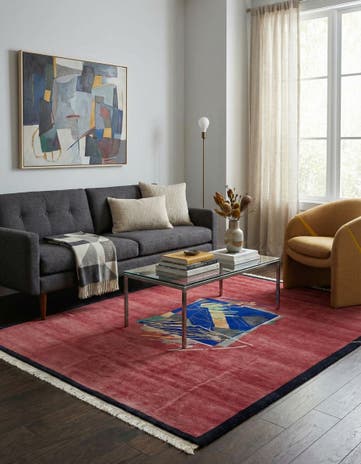 7' 7 x 9' 9 Hand Knotted Nepal Wool Rug