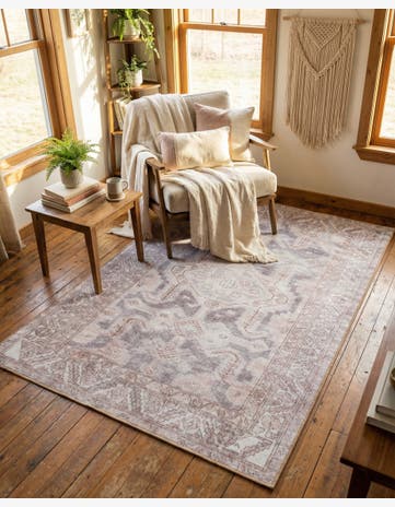 3' 6 x 5' 6 Washable Timeless Rug