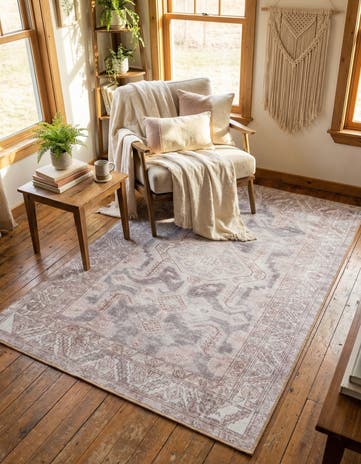 3' 6 x 5' 6 Washable Timeless Rug