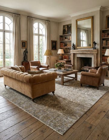 8' 1 x 11' 4 Hand Knotted Ultra Vintage Persian Wool Rug