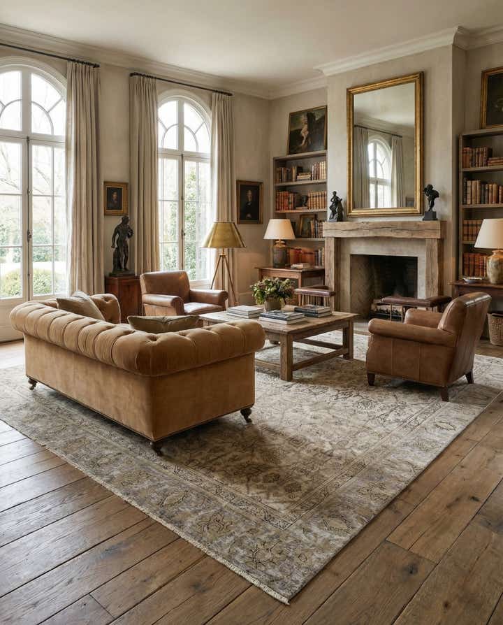 8' 1 x 11' 4 Hand Knotted Ultra Vintage Persian Wool Rug