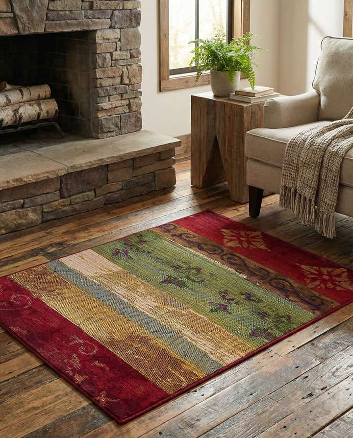 2' 2 x 3' Easy-Clean Modern Indoor / Outdoor Rug