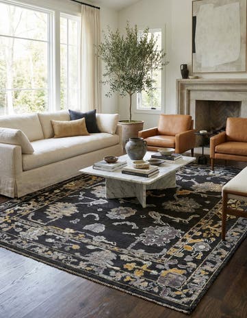 8' x 10' 3 Hand Knotted Moroccan Wool Rug