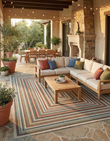 Easy-Clean Baja Indoor / Outdoor Rug