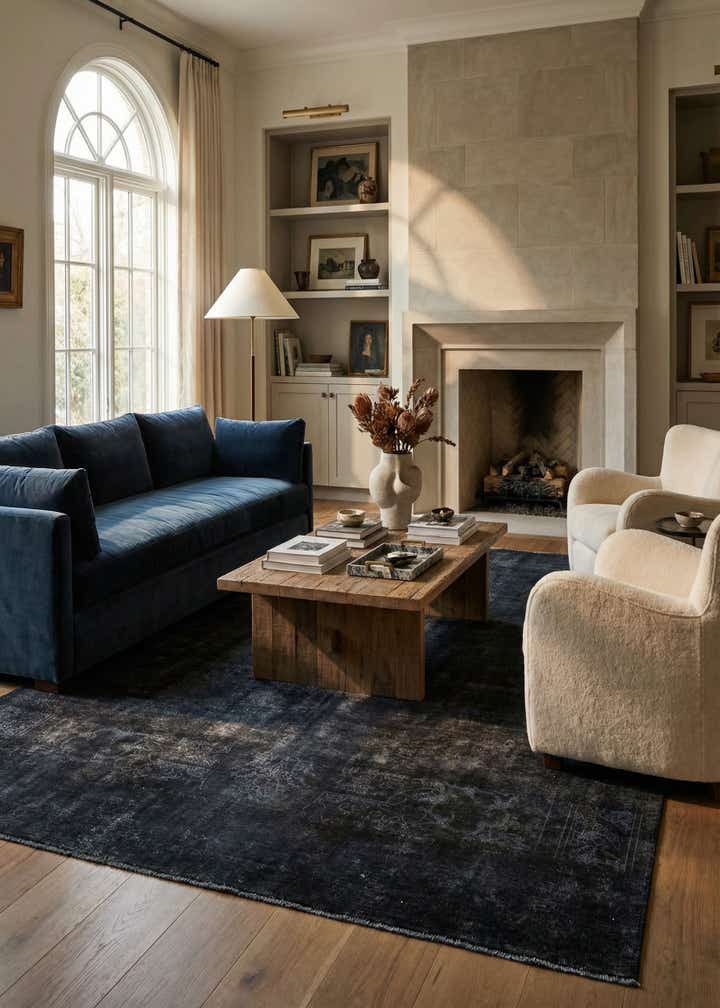 9' 3 x 11' 8 Hand Knotted Ultra Vintage Persian Wool Rug