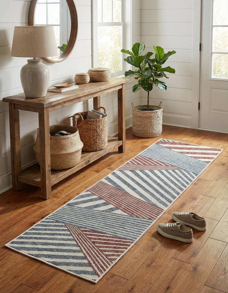 Detail image of 2' x 8' Easy-Clean Jill Zarin Indoor / Outdoor Runner Rug