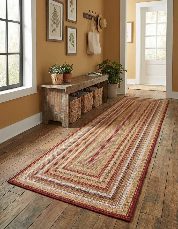 Detail image of 2' x 7' 10  Washable Baja Indoor / Outdoor Runner Rug