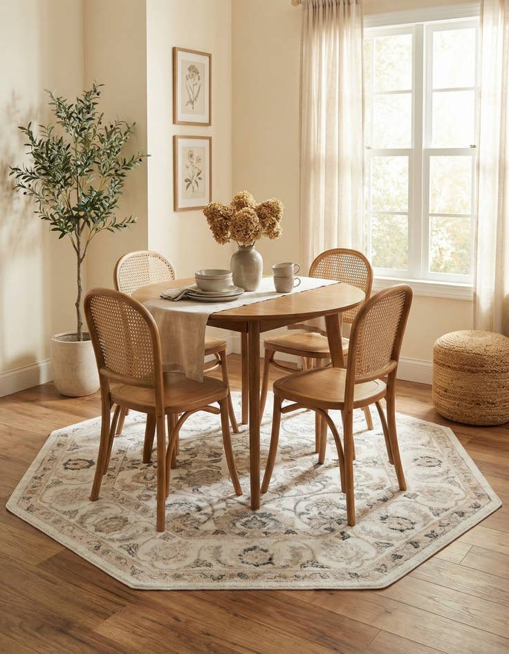 Detail image of  7' x 7' Aurelia Octagon Rug