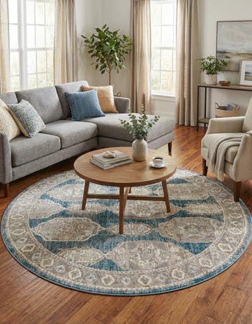 7' x 7' Lola Round Rug