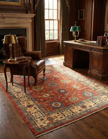 6' 3 x 7' 8 Sara Wool Rug