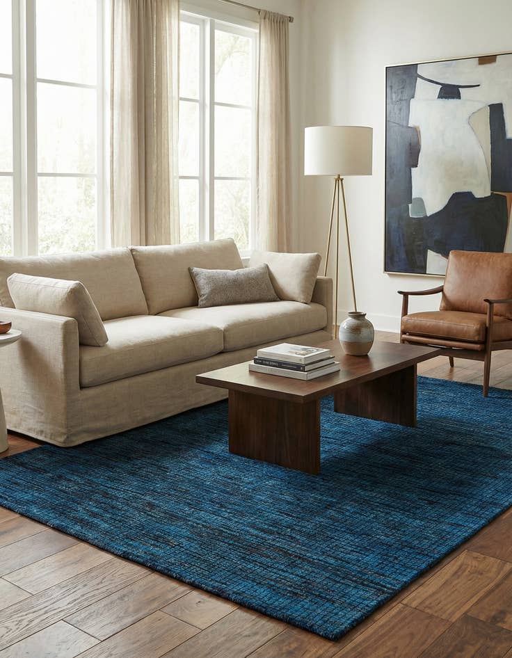 Detail image of 6' 5 x 10' 2  Hand Knotted Darya Wool Rug