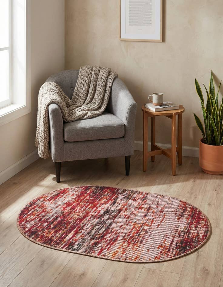 Detail image of  2' x 3' Asha Oval Rug