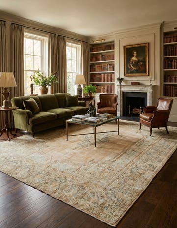 10' 4 x 12' 10 Vintage Royal Wool Rug
