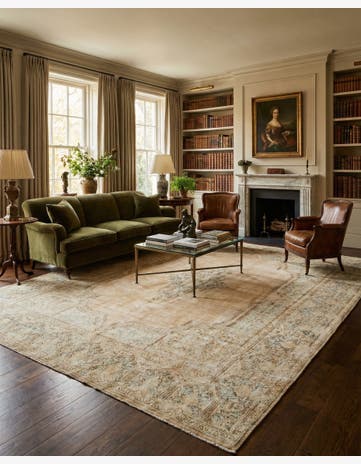 10' 4 x 12' 10 Vintage Royal Wool Rug