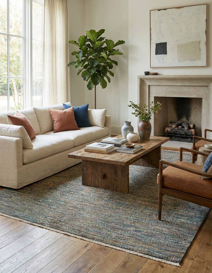 Detail image of 9' x 12' 1 Agra Wool Rug