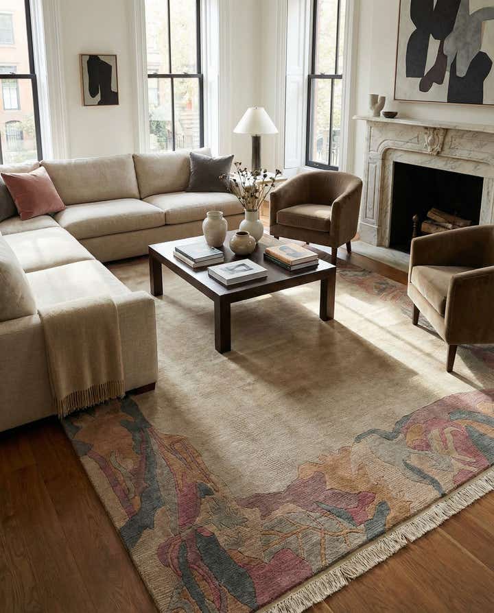 8' 4 x 11' 5 Hand Knotted Nepal Wool Rug