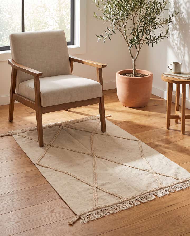 3' 4 x 5' Hand Woven Moroccan Wool Rug