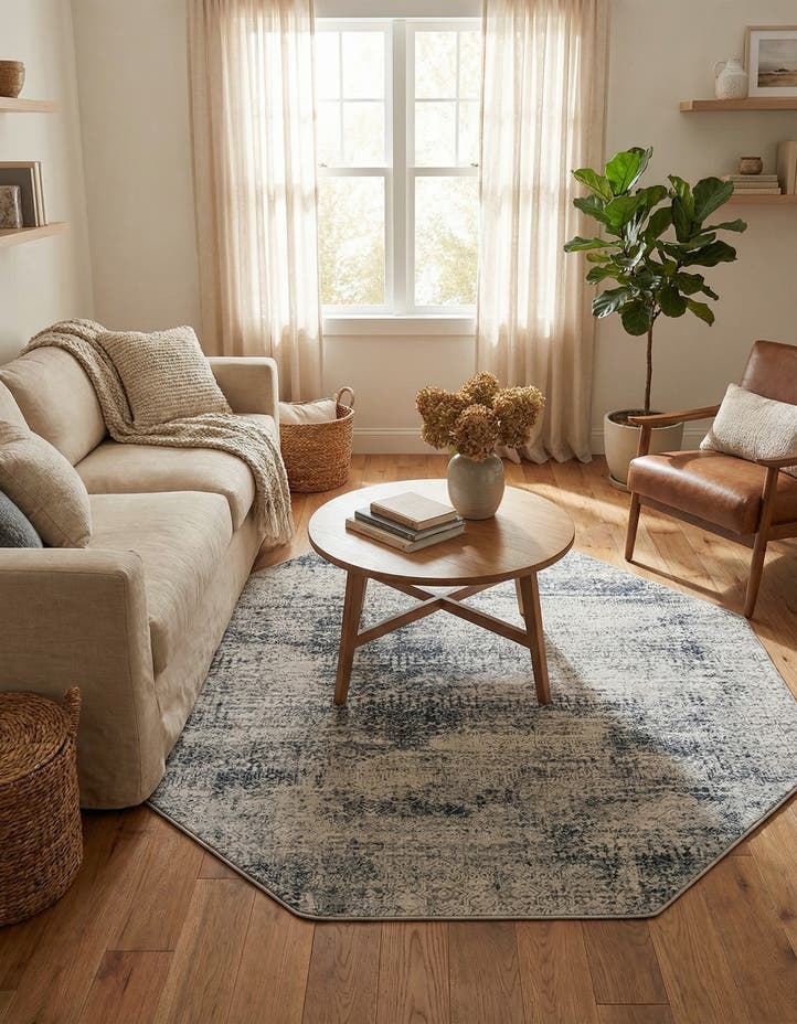 5' 3 x 5' 3 Finsbury Octagon Rug