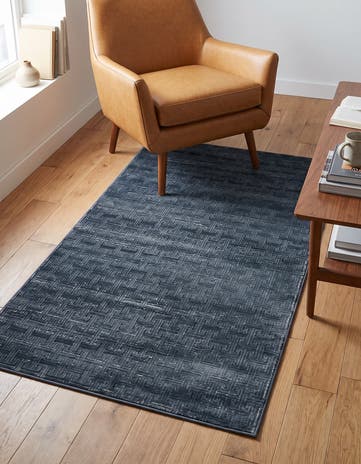 Navy Blue Uptown Park Avenue Rug