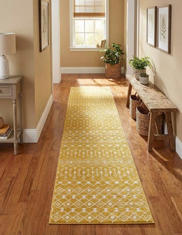 3' 3 x 16' 5 Moroccan Trellis Runner Rug