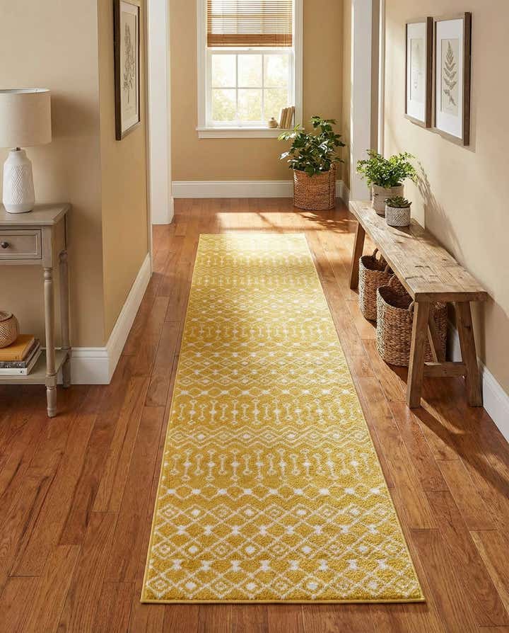 3' 3 x 16' 5 Moroccan Trellis Runner Rug