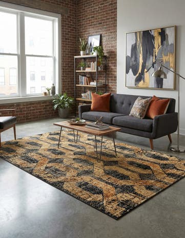 5' 3 x 8' Saturn Rug