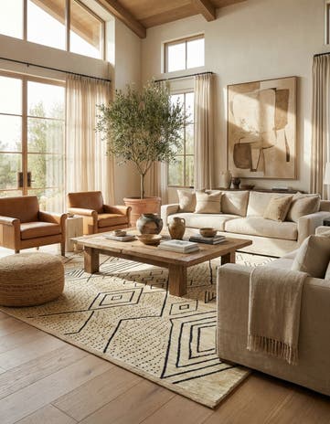 13' 4 x 17' 7 Hand Knotted Moroccan Wool Rug