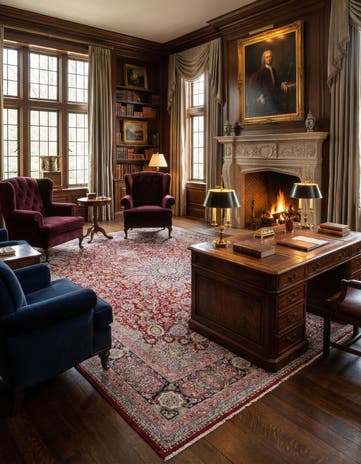 11' 11 x 14' 5 Kerman Wool Rug