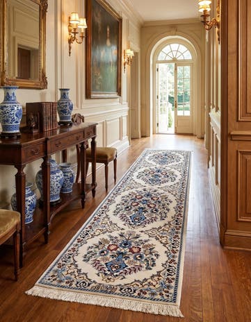 1' 7 x 6' 7 Hand Knotted Nain Rug