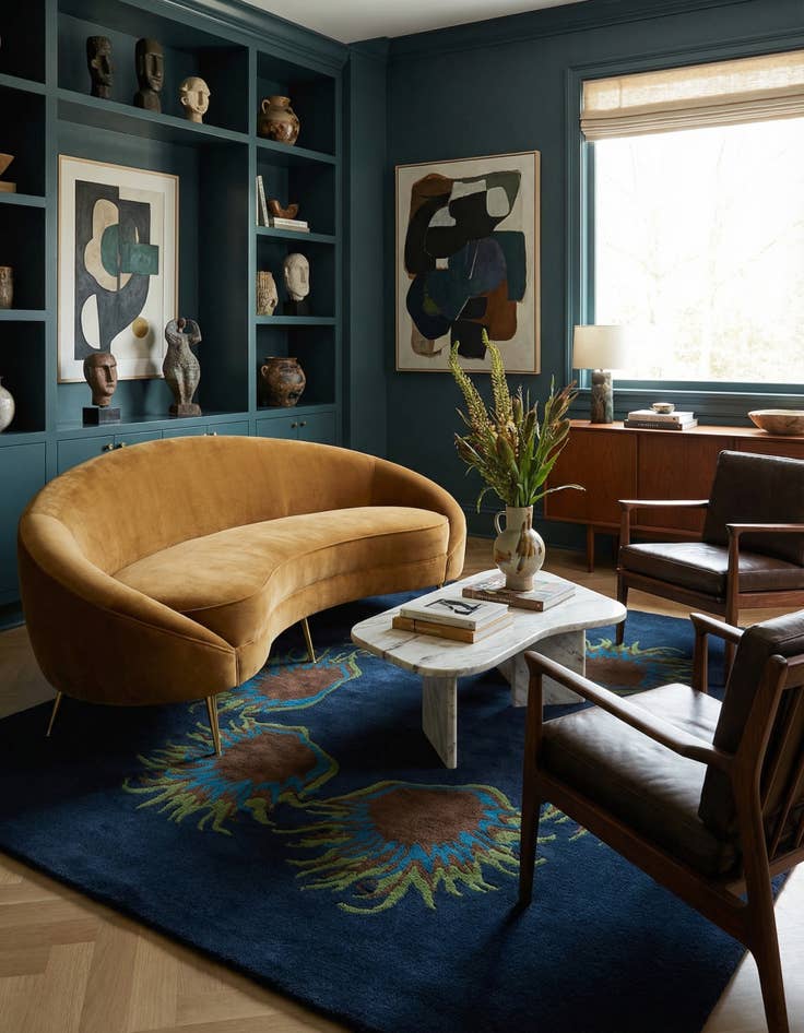 Detail image of 7' 6 x 7' 7 Luna Square Rug