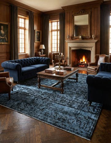 9' 10 x 12' 11 Vintage Royal Wool Rug