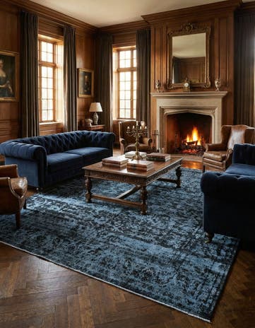 9' 10 x 12' 11 Vintage Royal Wool Rug