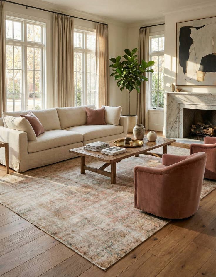 Detail image of 8' 9 x 11' 5  Hand Knotted Ultra Vintage Persian Wool Rug