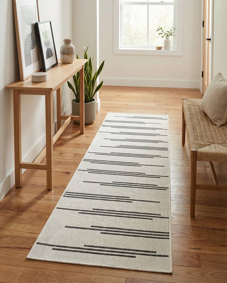 Detail image of 2' x 5' 3 Easy-Clean Modern Indoor / Outdoor Runner Rug