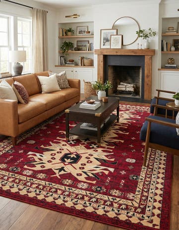 10' x 13' Heris Rug