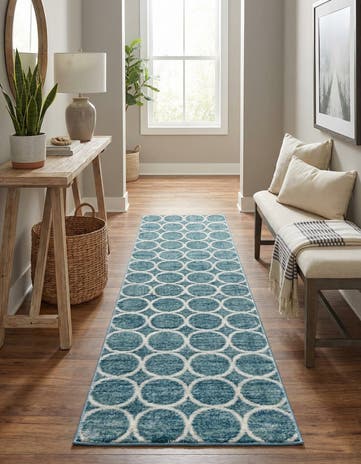 2' x 8' Lattice Trellis Runner Rug
