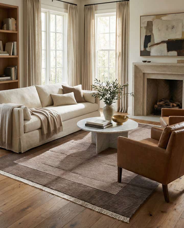 4' 10 x 6' 8 Hand Knotted Darya Wool Rug