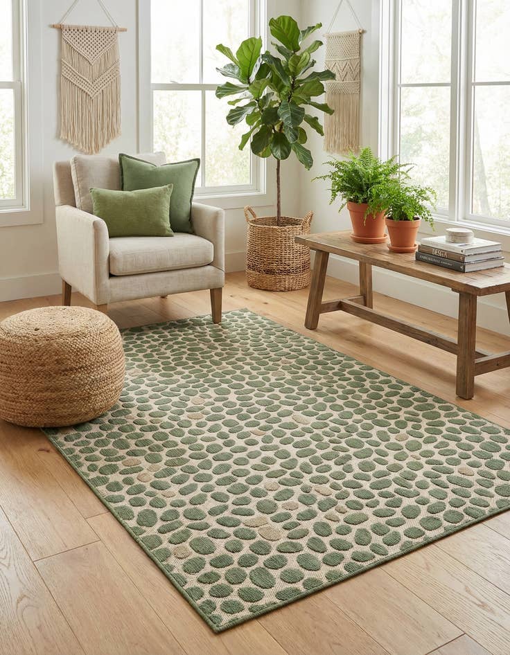 Detail image of 6' x 9'  Washable Jill Zarin Cape Town Indoor / Outdoor Rug