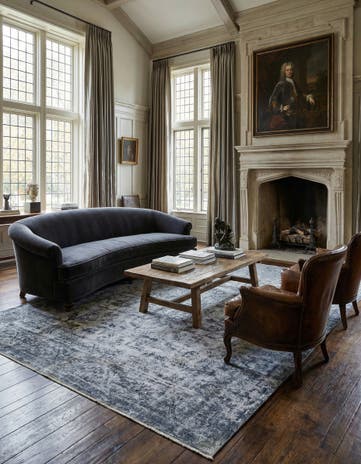 9' 6 x 12' 7 Vintage Royal Wool Rug