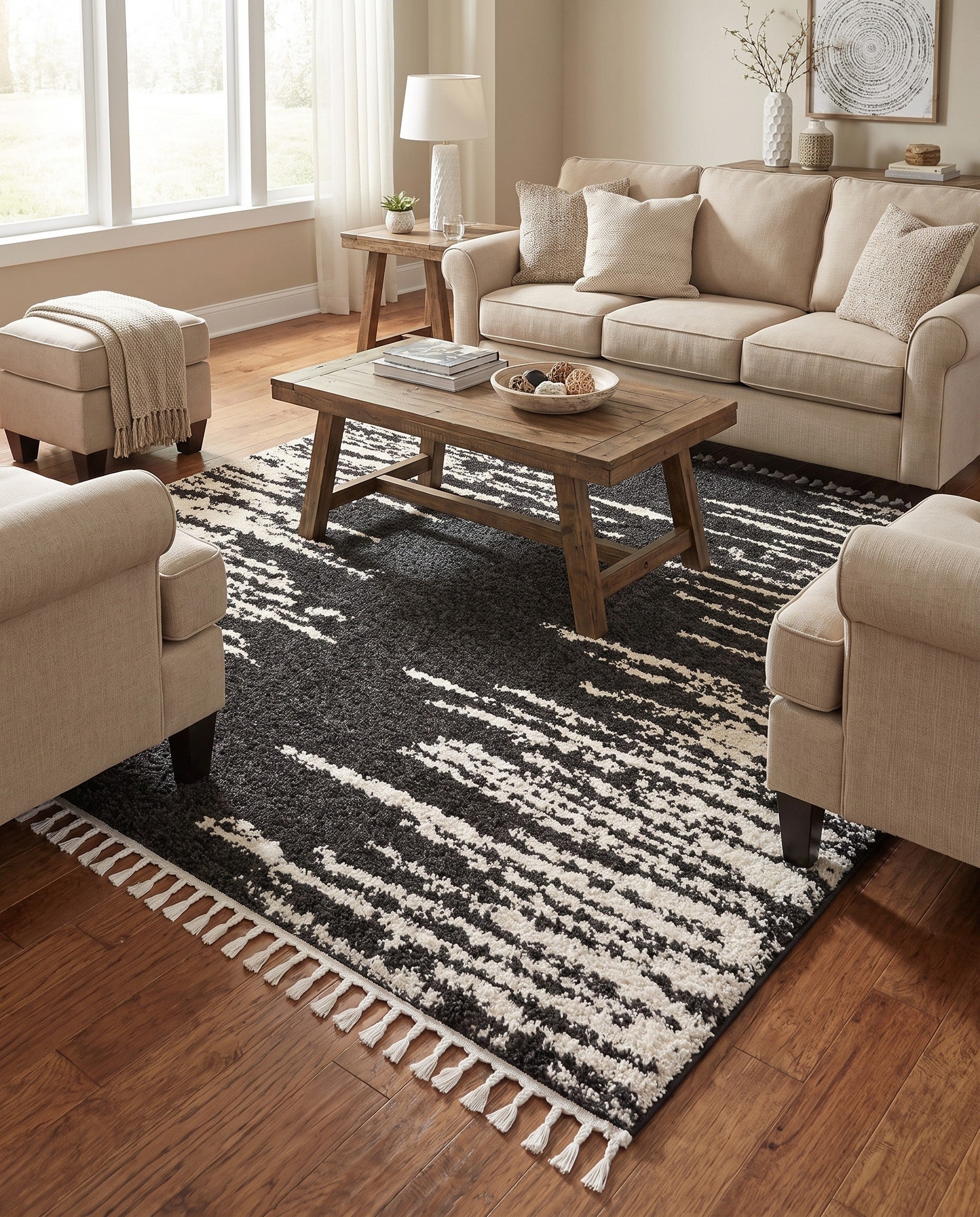 7' x 7' Serenity Shag Square Rug
