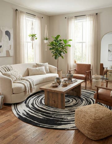 8' x 8' Handmade Braided Chindi Round Rug