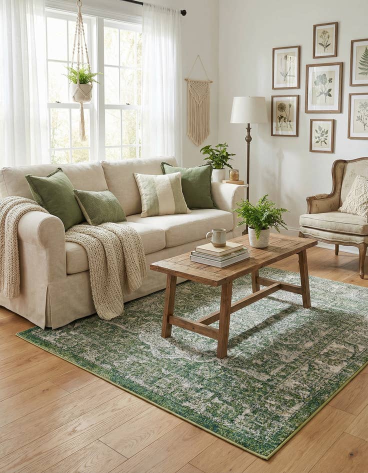 Detail image of 4' x 4' Isabella Square Rug