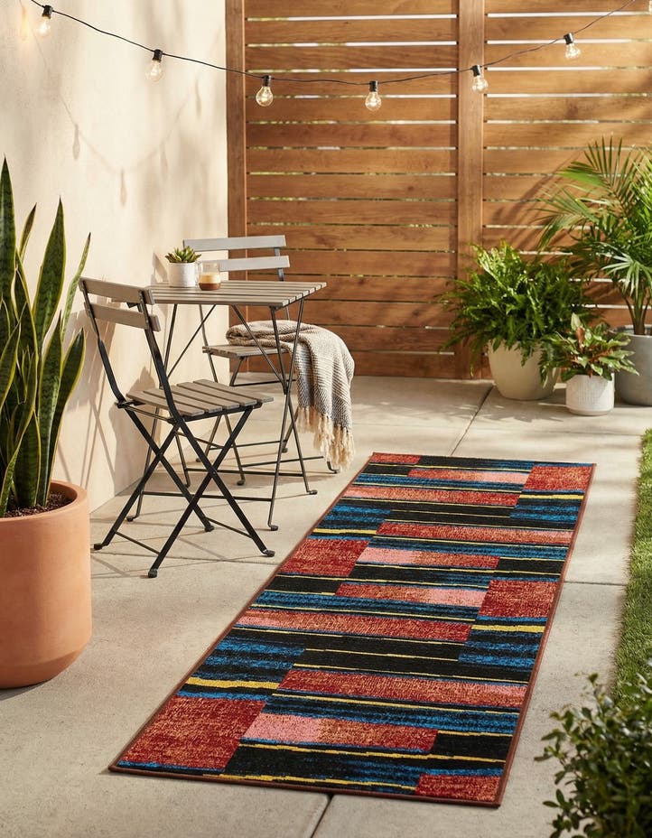 2' x 6' Easy-Clean Modern Indoor / Outdoor...