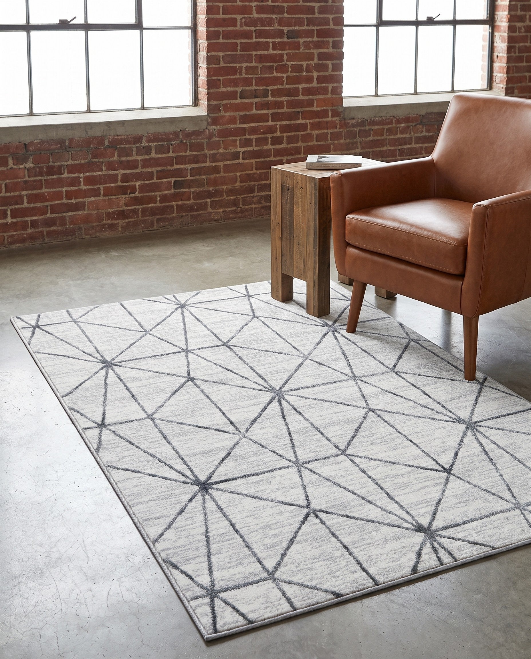 4' x 6' Lattice Trellis Rug
