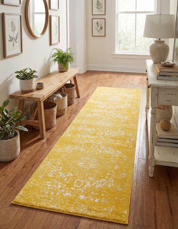Yellow Arlington Runner Rug