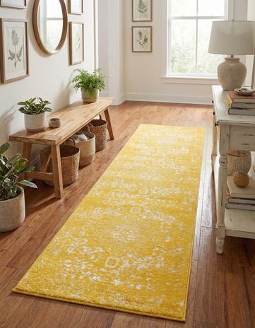 Yellow Arlington Runner Rug