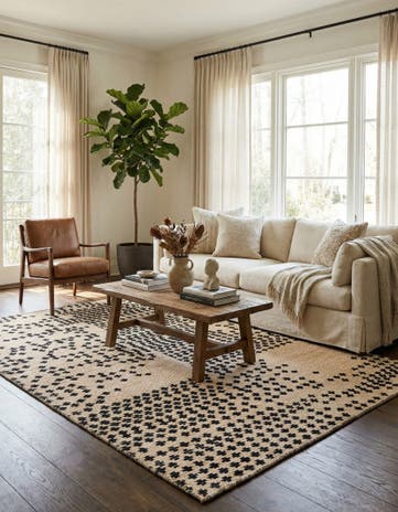 5' 8 x 7' 9 Hand Knotted Darya Wool Rug