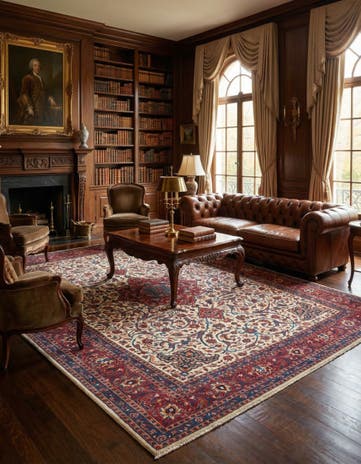 8' 6 x 11' 1 Sarouk Rug