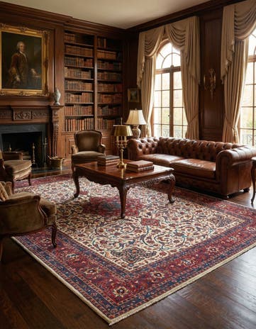8' 6 x 11' 1 Sarouk Rug